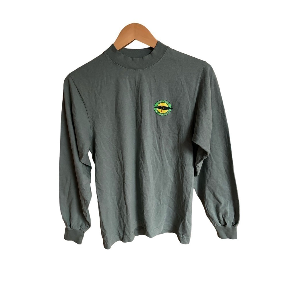 OnlyNY Men’s Long Sleeve High Neck‎ Outdoors Kayak Tee Size XS